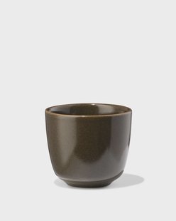HEMA Espressokopje 90ml Puur aardewerk donkerbruin (donkerbruin)