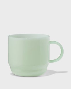 HEMA Koffiekopje 260ml glas groen (groen)