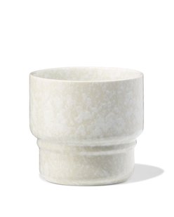 HEMA Cappuccinomok 350ml Trend aardewerk groen spikkels (groen)