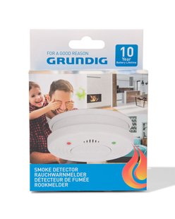 HEMA Grundig rookmelder met 10 jaar batterijduur