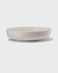 HEMA Diep bord Ø22cm Knap new bone china grijs (grijs)