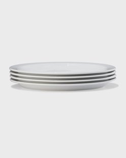 HEMA Dinerbord Ø26cm Alledag porselein wit - 4 stuks (wit)