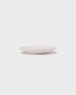 HEMA Gebaksbordje Ø14cm Trend aardewerk roze bloem (roze)