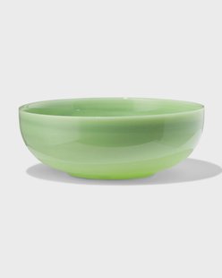 HEMA Saladeschaal Ø23cm glas groen marmereffect (groen)