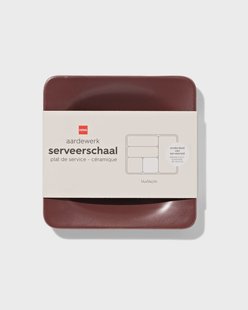 HEMA Borrelplank 14x2.2cm aardewerk bordeauxrood (bordeauxrood)