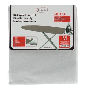 Daily Home Strijkhoes Metal 130x46 Cm