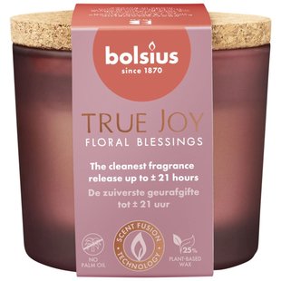 Bolsius Geurglas Met Kurk 66/83 True Joy Floral Blessings