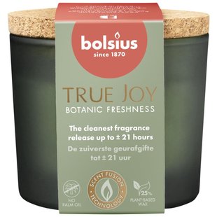 Bolsius Geurglas Met Kurk 66/83 True Joy Botanic Freshness