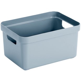 Sigma Home Opbergbox 13l Blauw 35x24x18cm