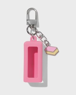 HEMA Sleutelhanger lipstickhouder siliconen met tompouce