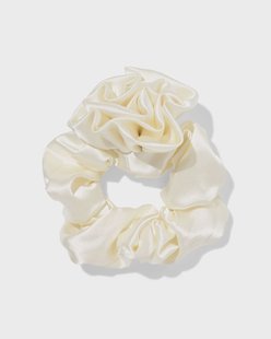 HEMA Satijnen scrunchie roos