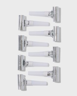 HEMA Roltongen zilver - 8 stuks (zilver)