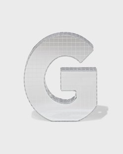 HEMA Discoletter G 10x9x10cm (zilver)