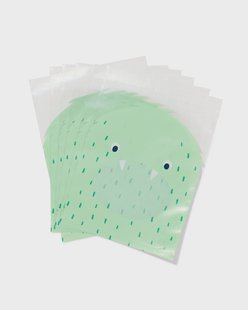 HEMA Uitdeelzakjes 26x16.5cm plastic monster - 8 stuks