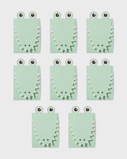 HEMA Uitnodigingskaarten monsters - 8 stuks