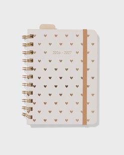 HEMA Schoolagenda 2026-2027 A6 hartjes