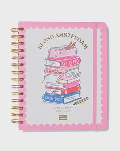 HEMA Blond Amsterdam schoolagenda 2026-2027 15.5x19cm