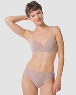 HEMA Damesslip naadloos micro beige (beige)