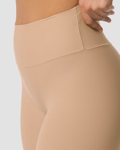 HEMA Damesbiker smoothing hoge taille beige (beige)