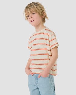 HEMA Kinder T-shirt strepen bomen - 2 stuks groen (groen)
