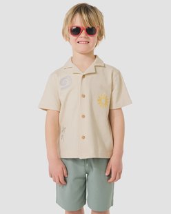 HEMA Kinderoverhemd crepe ecru (ecru)