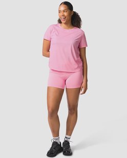 HEMA Damesbikershort kort roze (roze)