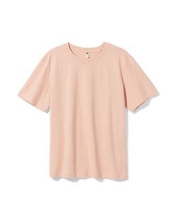 HEMA Dames T-shirt Larissa regular fit lichtroze (lichtroze)