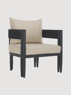 Tuin loungefauteuils Coastal, 2 stuks