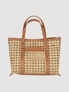Handgemaakte stro handtas Mini Bondi