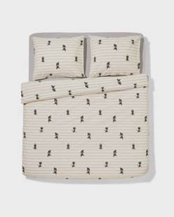HEMA Takkie en Siepie dekbedovertrek 200x200/220cm zacht katoen (beige)
