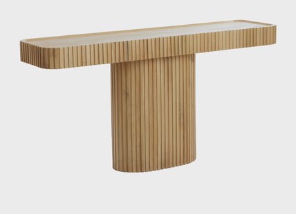 Light & Living Sidetable 'Kioto' Mangohout, 154cm, kleur Naturel