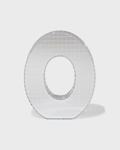 HEMA Discoletter O 10x9x10cm (zilver)