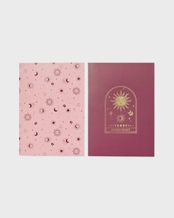 HEMA Sassy me schriften A4 gelinieerd zonnetjes - 2 stuks (multicolor)