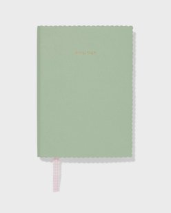 HEMA Notitieboek A5 gelinieerd kunstleer groen (groen)