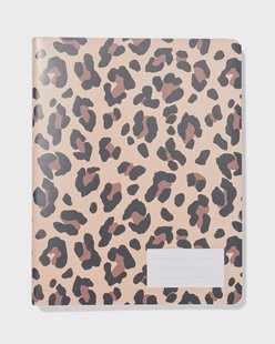 HEMA Schriften A5 gelinieerd luipaard - 5 stuks (multicolor)