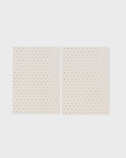 HEMA Schriften A4 gelinieerd hartjes - 2 stuks (gebroken wit)
