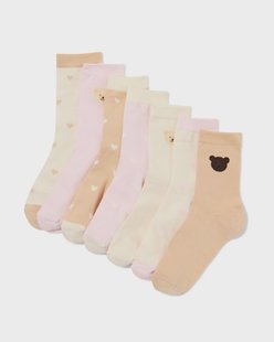 HEMA Cadeauset sokken beren maat 36-41 - 7 paar (multicolor)