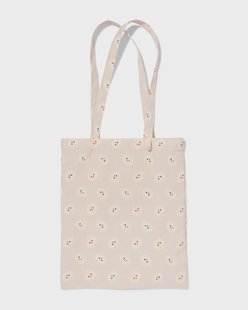 HEMA Canvas tas 42x36cm dumplings (beige)