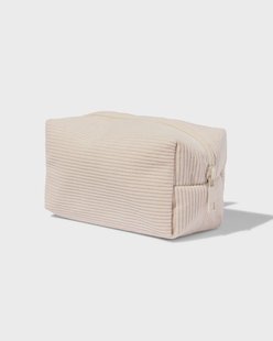 HEMA Etui 18x9x8.5cm rib beige (beige)