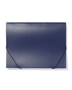 HEMA Documentenmap 33x25x2.5cm donkerblauw (nachtblauw)