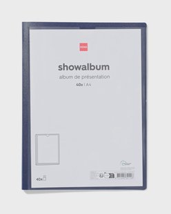 HEMA Showalbum A4 donkerblauw (nachtblauw)