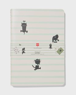 HEMA Takkie en Siepie schriften A5 gelinieerd - 3 stuks