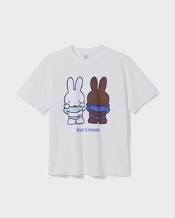 HEMA Nijntje T-shirt voor volwassenen 'they see me rolling' maat M (wit)