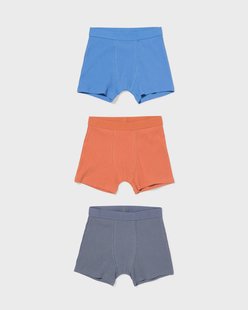 HEMA Kinderonderbroek rib - 3 stuks blauw (blauw)