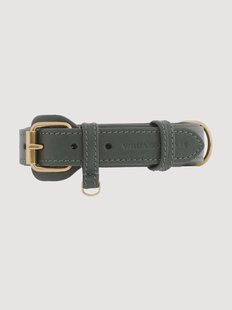 Handgemaakte leren hondenhalsband Plain