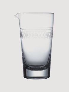 Mondgeblazen kristallen mengglas Ovals