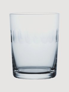 Mondgeblazen kristallen tumblers Lens, 4-delig