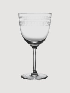 Mondgeblazen kristallen wijnglazen Ovals, 4-delig