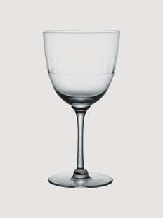 Mondgeblazen kristallen wijnglazen Lens, 4-delig