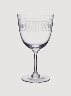 Mondgeblazen kristallen wijnglazen Ovals, 4-delig